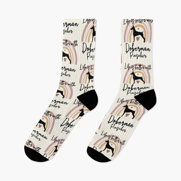 Item preview, Doberman Pinscher Dog Rainbow Aesthetic Boho designed and sold by rafaeltto.