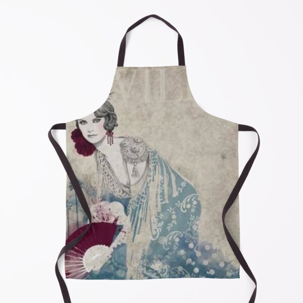 Item preview, Amauro Sevilla Flamencas - Vintage Spanish Fashion Poster Artwork designed and sold by thelivingrp.
