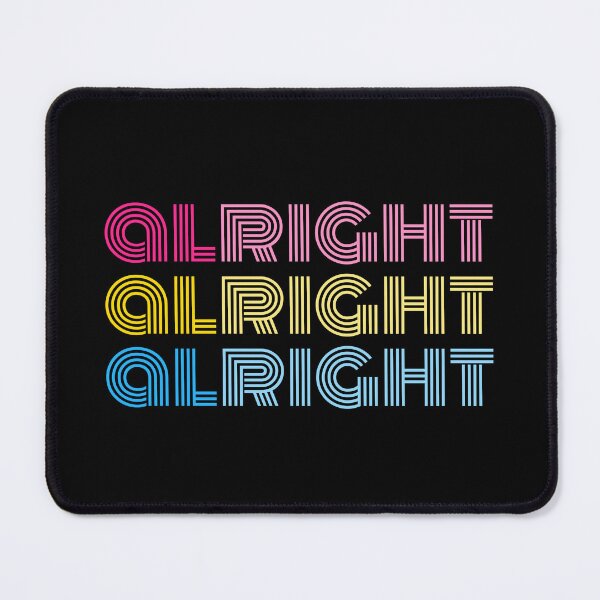 Item preview, Alright Alright Pan Romantic. Panromantic Pride designed and sold by Subtle Pride Shop.