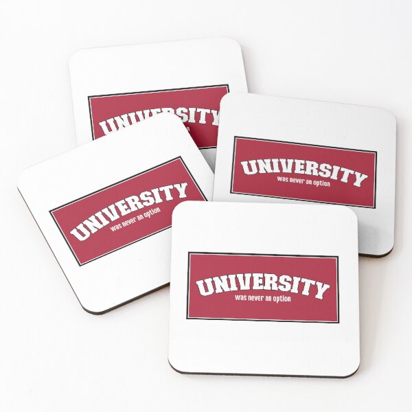 Item preview, University Was Never an Option (Red) designed and sold by OKAYphotoshop.