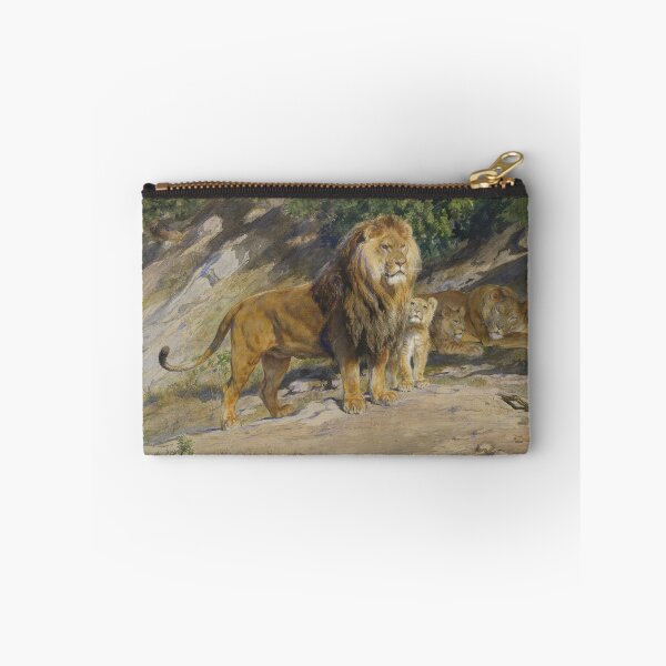 Item preview, The King Watches | Rosa Bonheur | 1887 Lion Nature Art designed and sold by CJET.