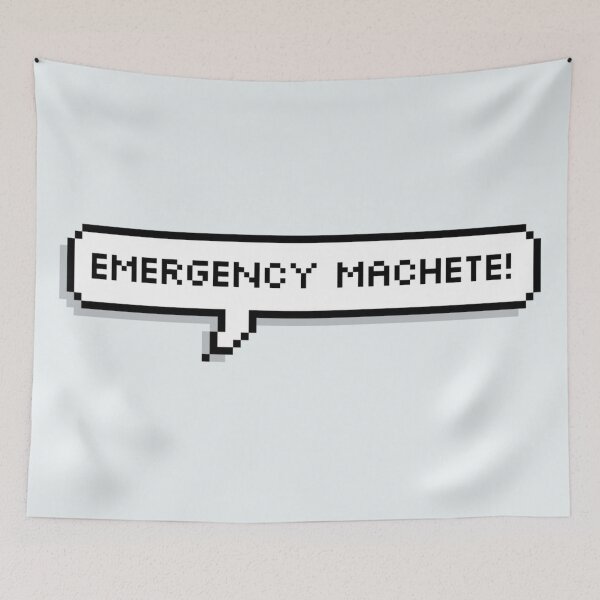 Item preview, Emergency Machete EverymanHYBRID Text Bubble designed and sold by havensea.
