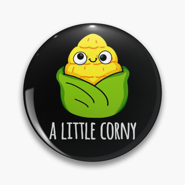 Item preview, A Little Corny Funny Baby Corn Puns (Dark BG) designed and sold by punnybone.