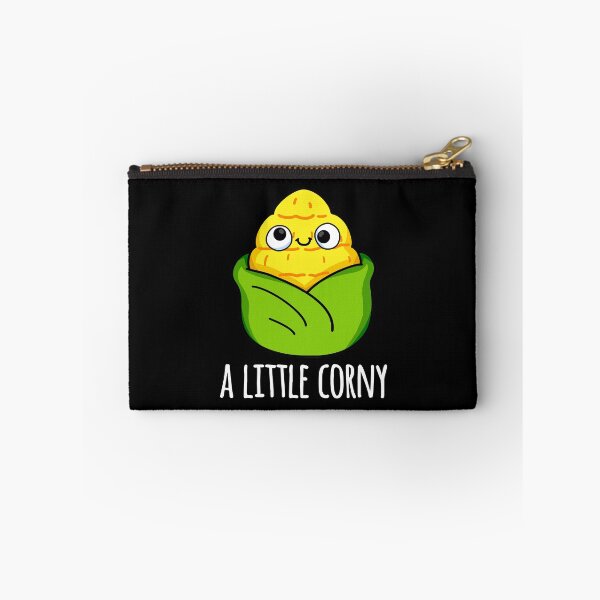 Item preview, A Little Corny Funny Baby Corn Puns (Dark BG) designed and sold by punnybone.