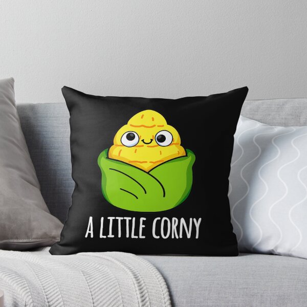 Item preview, A Little Corny Funny Baby Corn Puns (Dark BG) designed and sold by punnybone.