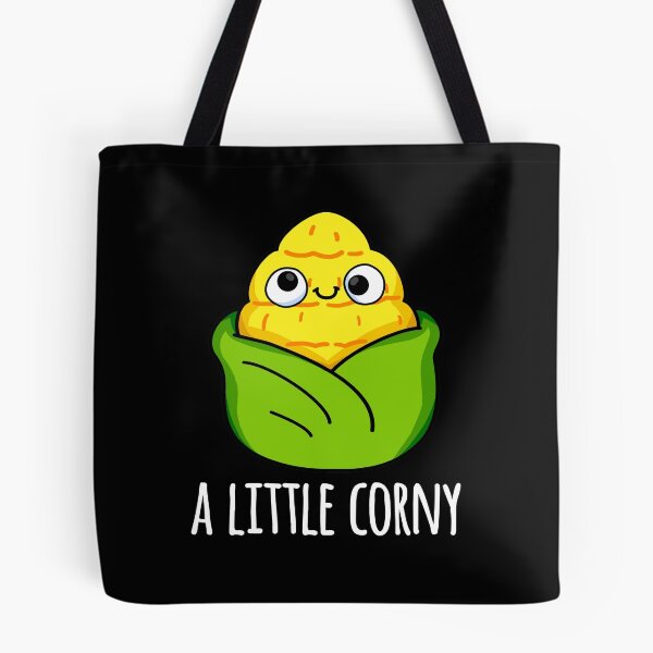 Item preview, A Little Corny Funny Baby Corn Puns (Dark BG) designed and sold by punnybone.