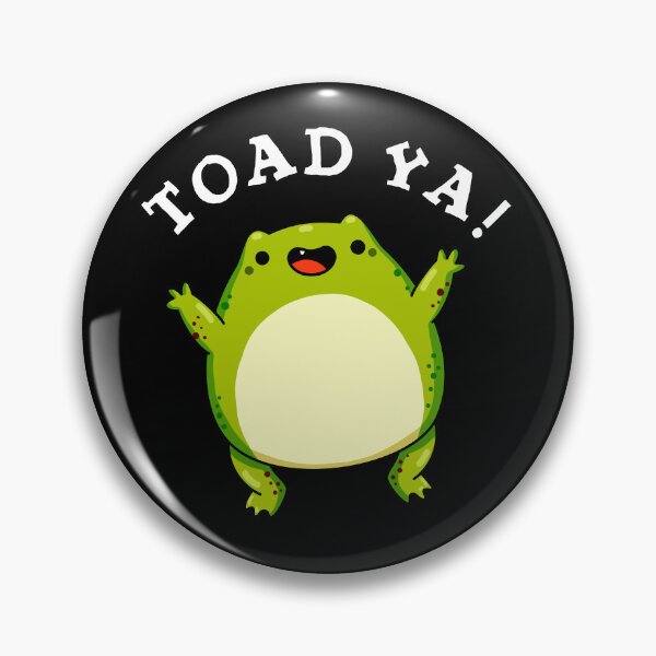 Item preview, Toad Ya Funny Frog Puns (Dark BG) designed and sold by punnybone.