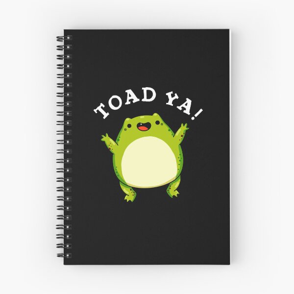 Item preview, Toad Ya Funny Frog Puns (Dark BG) designed and sold by punnybone.