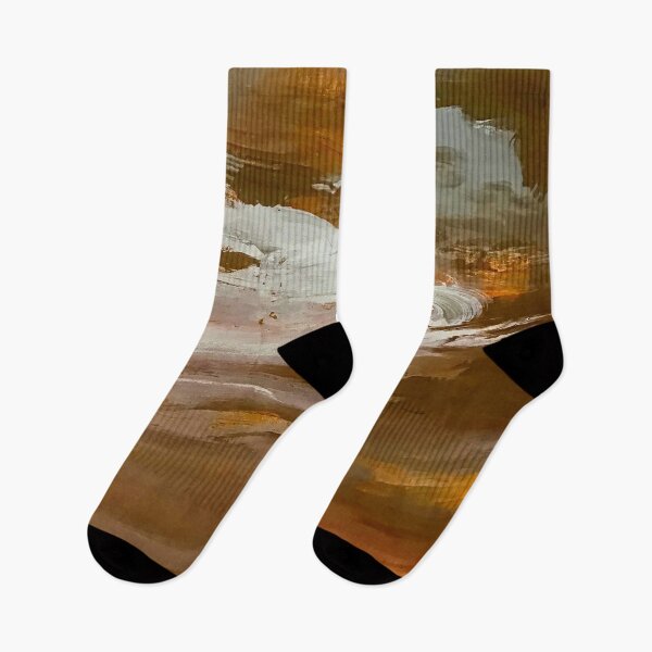 Item preview, Golden-Orange-Hues, Taupe And Cream Abstract Sunset  designed and sold by DEC02.