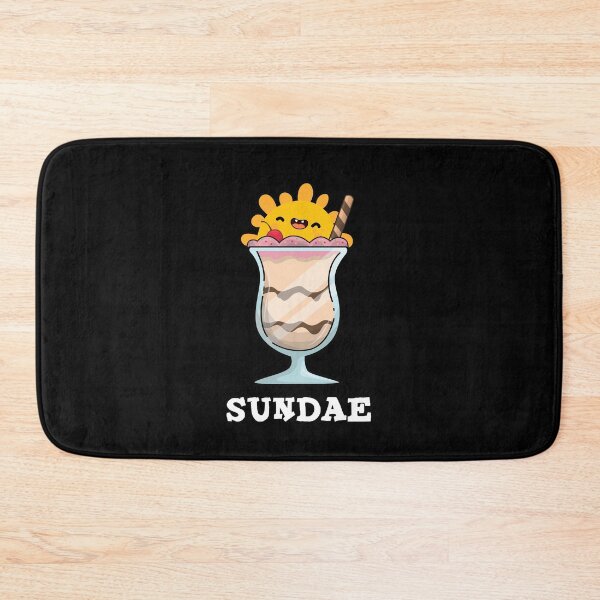 Item preview, Sundae Funny Sunday Ice Cream Puns (Dark BG) designed and sold by punnybone.