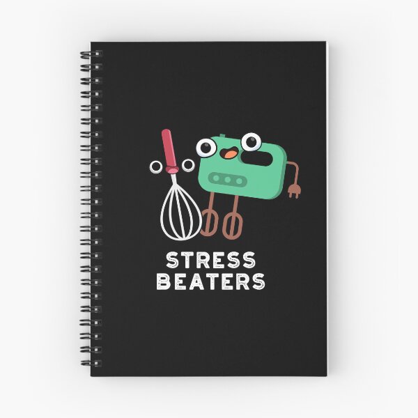 Item preview, Stress Beaters Funny Baking Whisk Puns (Dark BG) designed and sold by punnybone.