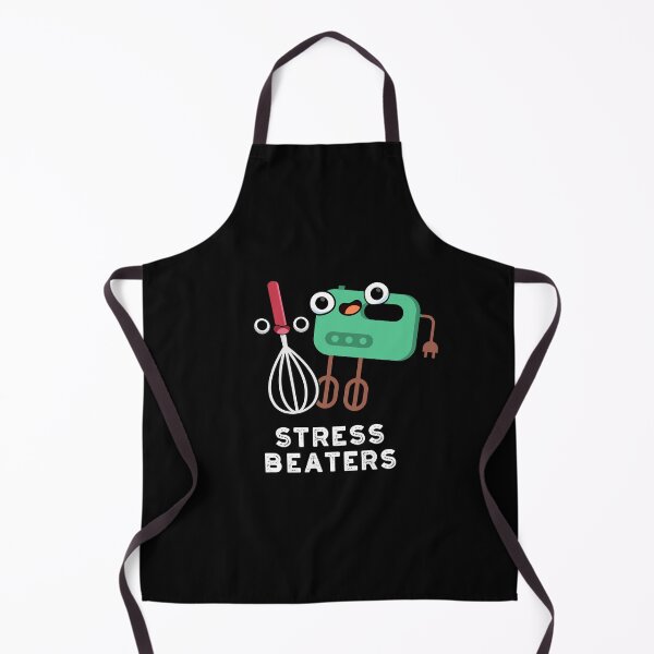Item preview, Stress Beaters Funny Baking Whisk Puns (Dark BG) designed and sold by punnybone.