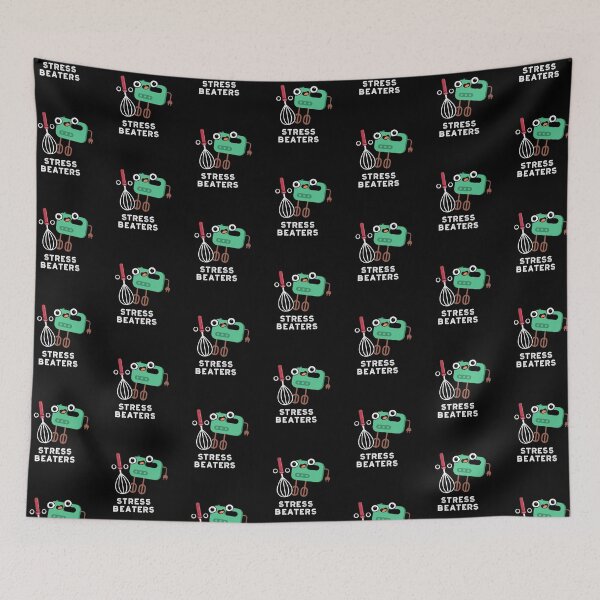 Item preview, Stress Beaters Funny Baking Whisk Puns (Dark BG) designed and sold by punnybone.