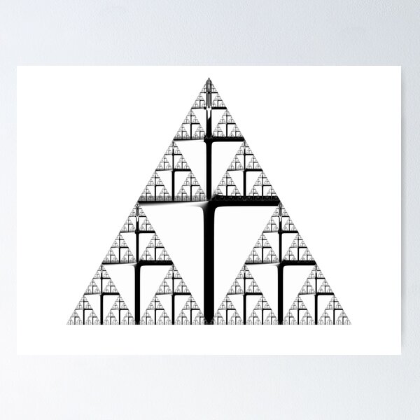 Item preview, Sierpinski Triangle 20150124-001 designed and sold by Rupert Russell.