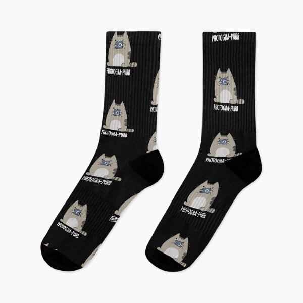 Item preview, Photogra-purr Funny Photographer Cat Puns (Dark BG) designed and sold by punnybone.