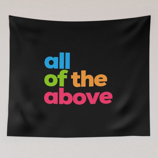 Item preview, All of the Above Pan Romantic. Panromantic Pride designed and sold by Subtle Pride Shop.