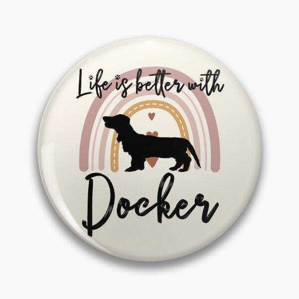 Item preview, Docker Dog Rainbow Aesthetic Boho designed and sold by rafaeltto.