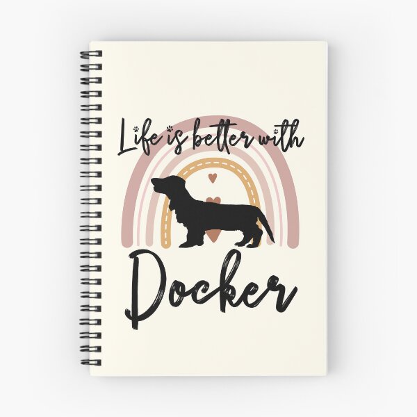 Artikelvorschau, Docker Dog Rainbow Aesthetic Boho entworfen und verkauft von rafaeltto.