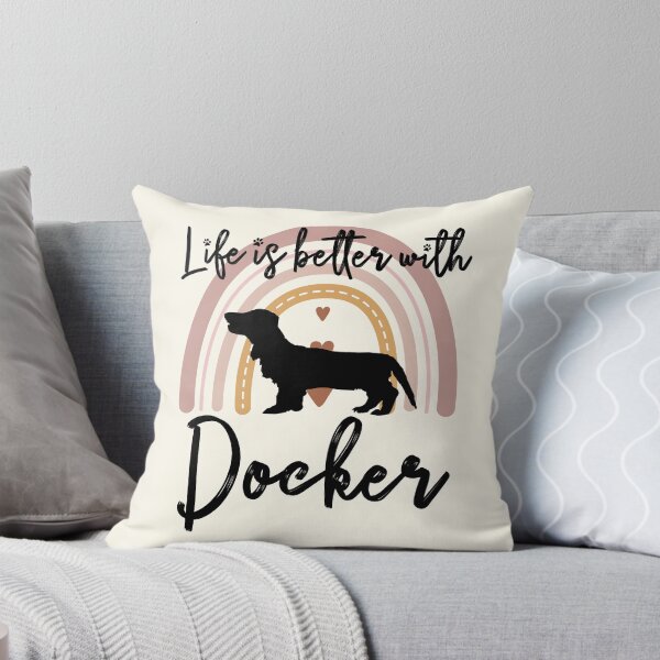 Item preview, Docker Dog Rainbow Aesthetic Boho designed and sold by rafaeltto.