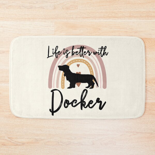 Item preview, Docker Dog Rainbow Aesthetic Boho designed and sold by rafaeltto.