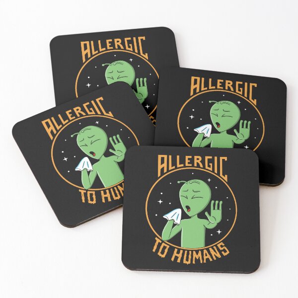 Item preview, Alien allergic to humans designed and sold by coffeeman.