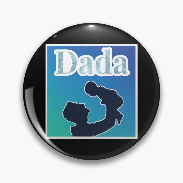 Item preview, Dada White and Blue writing designed and sold by Zandrasart.