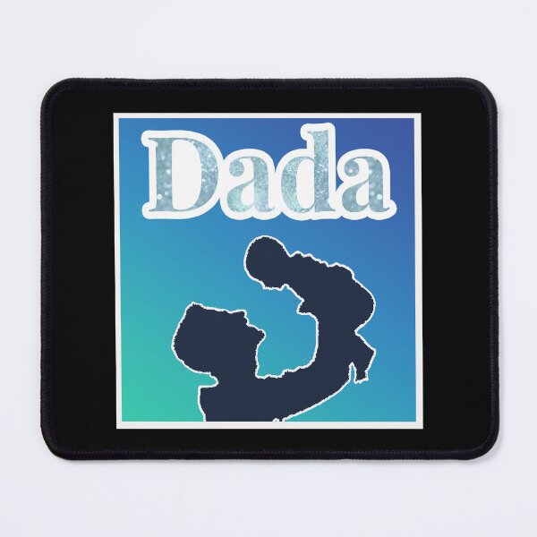 Item preview, Dada White and Blue writing designed and sold by Zandrasart.