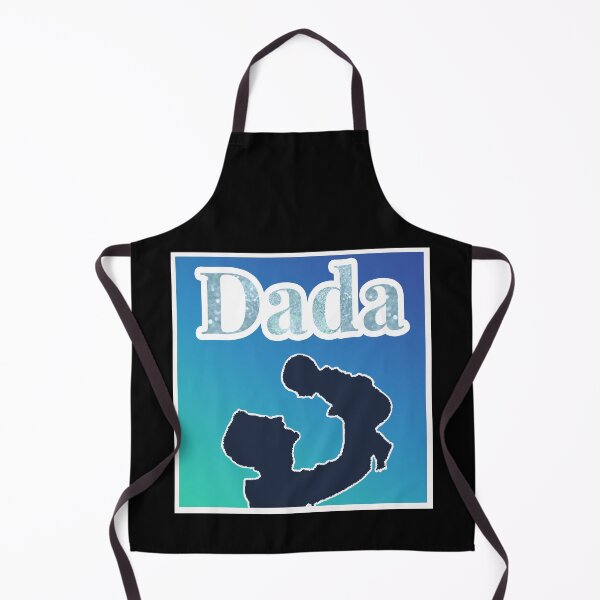 Item preview, Dada White and Blue writing designed and sold by Zandrasart.