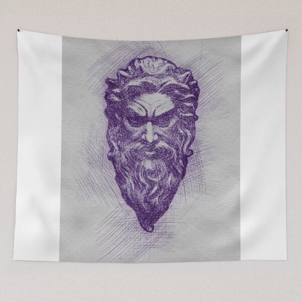 Item preview, zeus greek god sketch art t-shirt | zeus greek god sketch  designed and sold by KARTICK DUTTA.