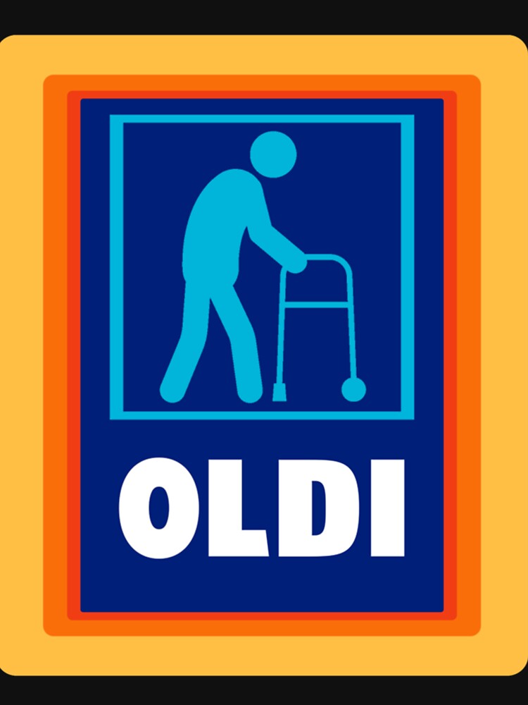 "Oldi Classic " T-shirt for Sale by MarianneDor9 | Redbubble | oldi ...