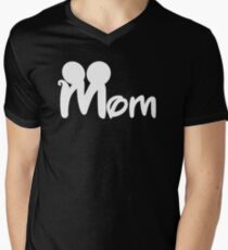 MOM mickey Men's V-Neck T-Shirt
