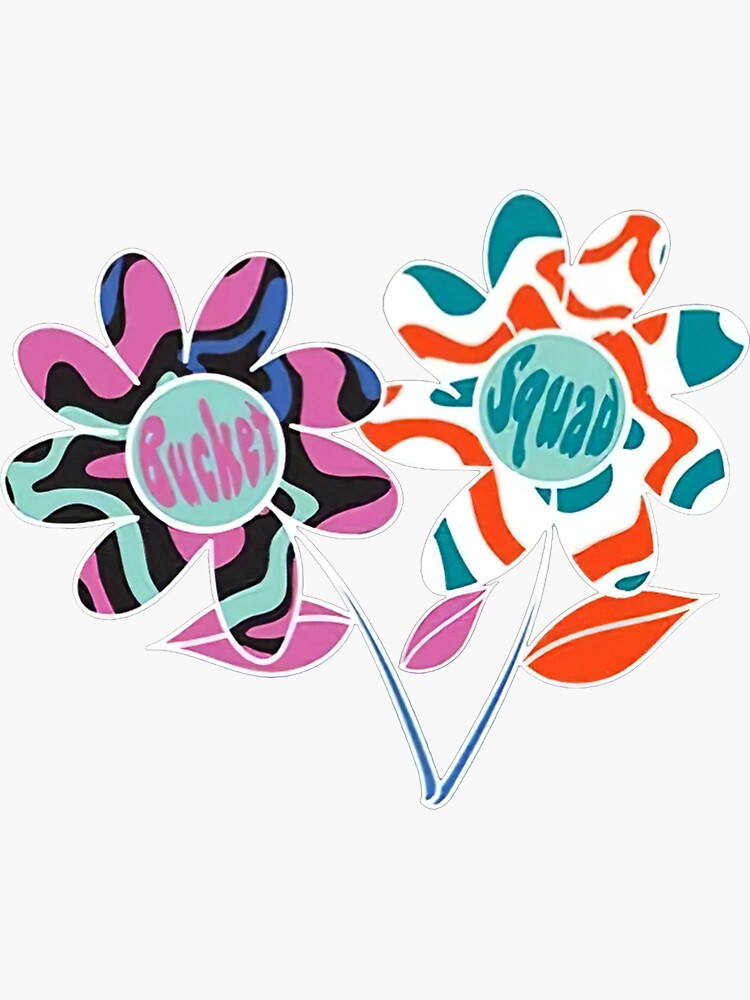 "bucketsquad" Sticker for Sale by RogerRoussel Redbubble