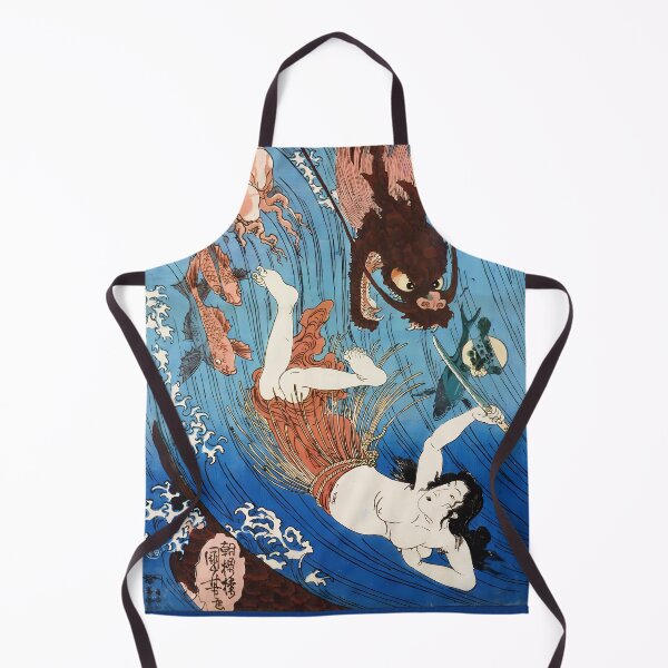 Item preview, Tamatori escaping from the Dragon King , by Utagawa Kuniyoshi designed and sold by TeeARTHY.