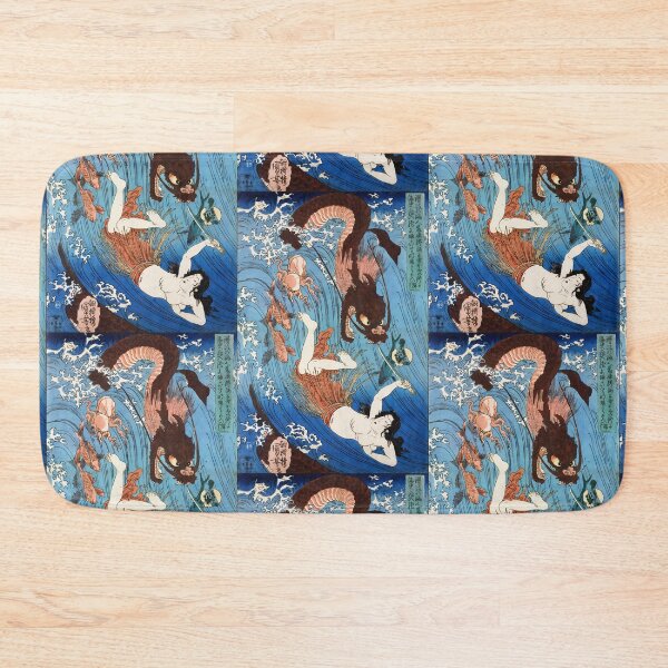 Item preview, Tamatori escaping from the Dragon King , by Utagawa Kuniyoshi designed and sold by TeeARTHY.
