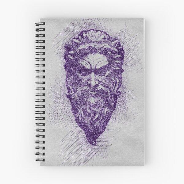 Aperçu de l'œuvre -shirt art de croquis de dieu grec zeus | croquis du dieu grec zeus créée et vendue par KARTICK DUTTA.