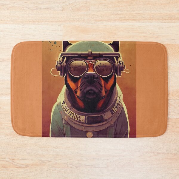 Item preview, Vintage rottweiler portrait designed and sold by etherElric.