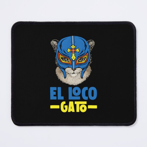 Item preview, El Loco Gato Lutcha Libre Cat Owner Classic designed and sold by pjotermulpasx.
