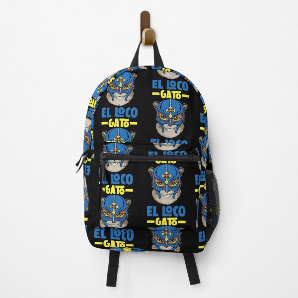Item preview, El Loco Gato Lutcha Libre Cat Owner Classic designed and sold by pjotermulpasx.