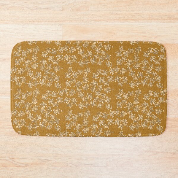 Item preview, Vintage Gold Little And Cute Paisley Pattern Organic Golden Decor  designed and sold by Irina Sztukowski.
