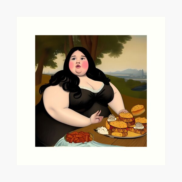 Fat Girl Art Prints for Sale