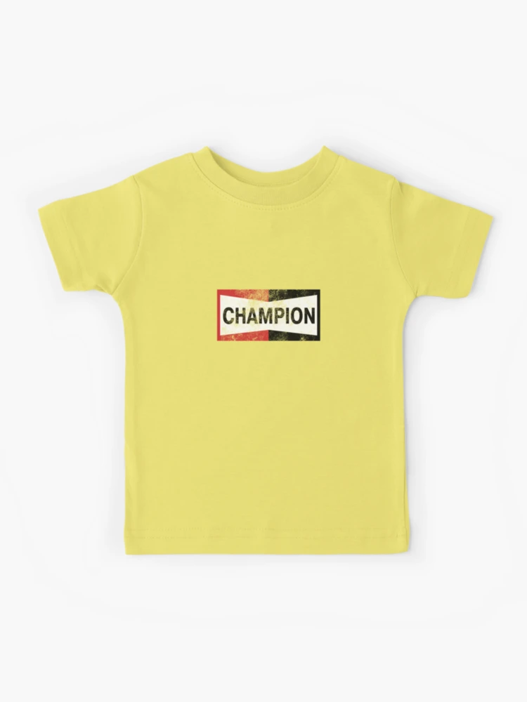 Yellow champion best sale shirt kids