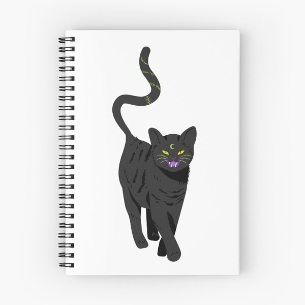 Item preview, Schwarze Halloween Katze vor Neumond designed and sold by Silva-Sol.