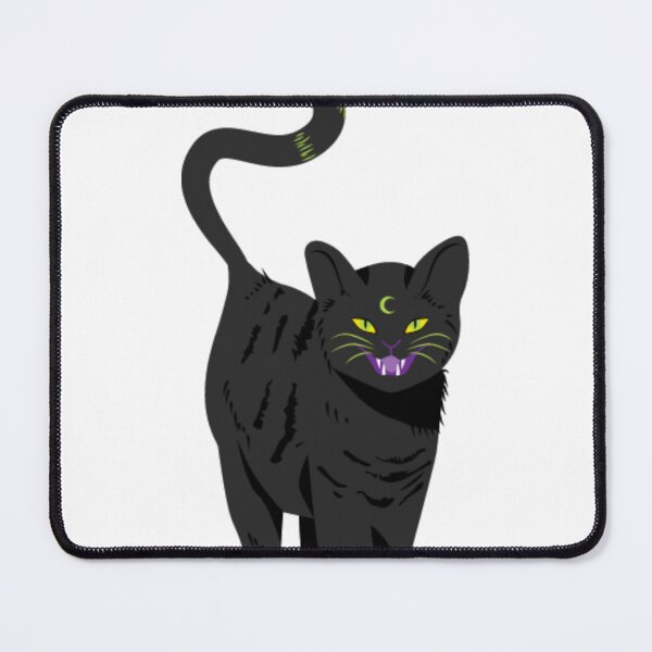 Item preview, Schwarze Halloween Katze vor Neumond designed and sold by Silva-Sol.