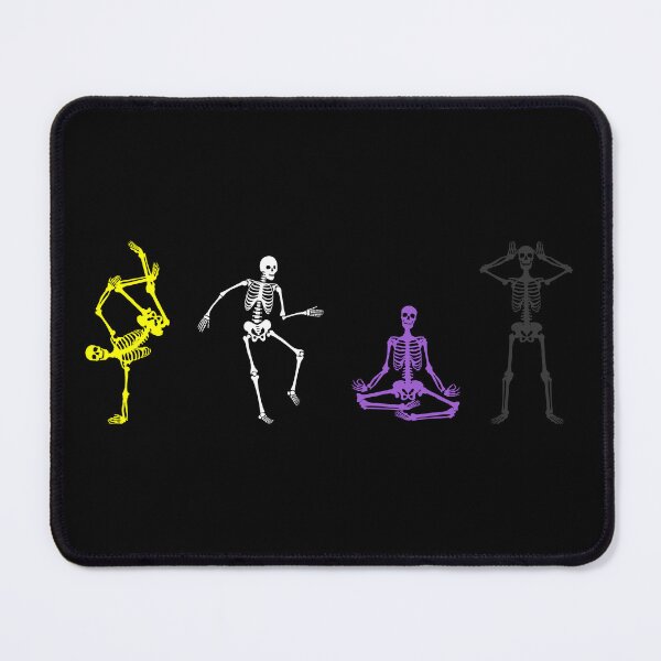 Item preview, Halloween Non Binary Skeletons. Nonbinary Pride designed and sold by Subtle Pride Shop.