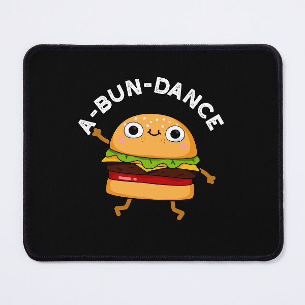 Item preview, A-bun-dance Funny Dancing Burger Puns (Dark BG) designed and sold by punnybone.