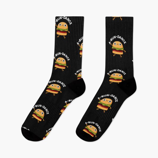 Item preview, A-bun-dance Funny Dancing Burger Puns (Dark BG) designed and sold by punnybone.