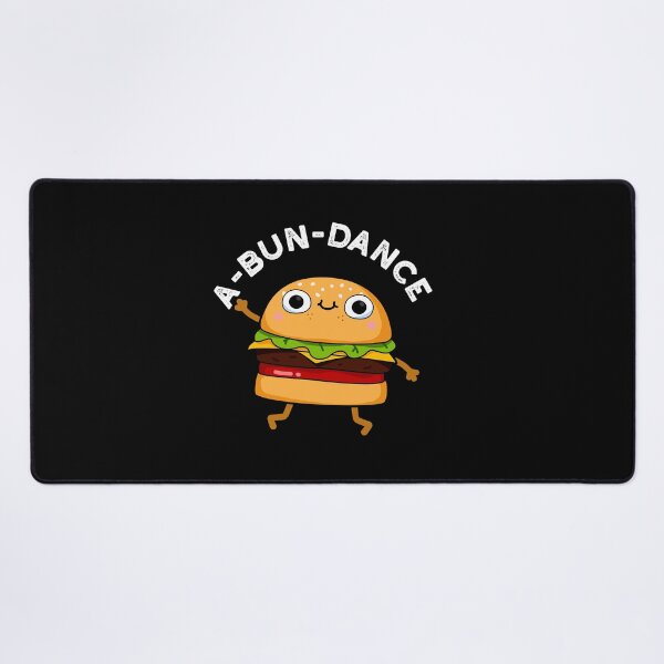 Item preview, A-bun-dance Funny Dancing Burger Puns (Dark BG) designed and sold by punnybone.