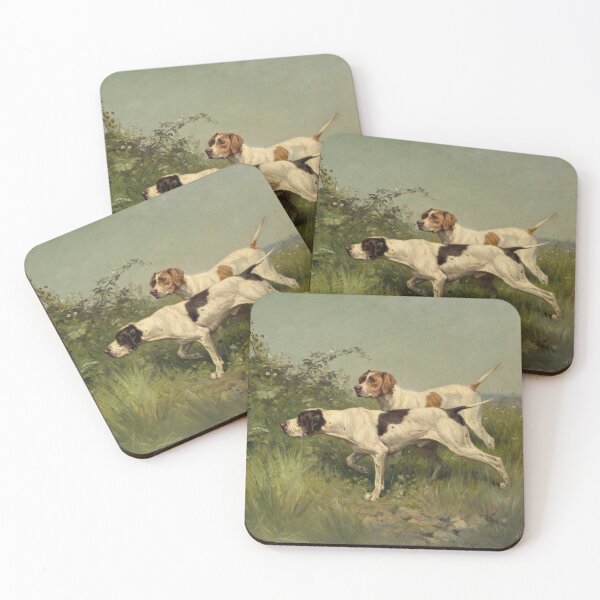 Item preview, Two Pointers | Charles-Oliver de Penne | 1850 Animal Nature Art designed and sold by CJET.