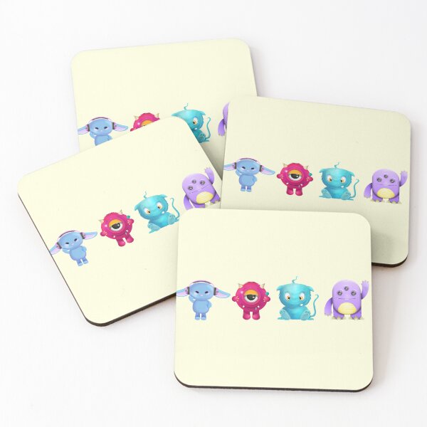 Item preview, Cute Happy Monsters designed and sold by InspiredForever.