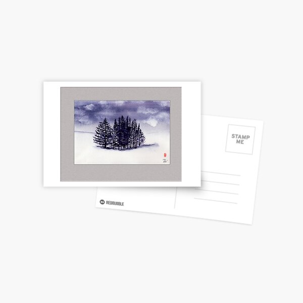 Snow Pines Postcard